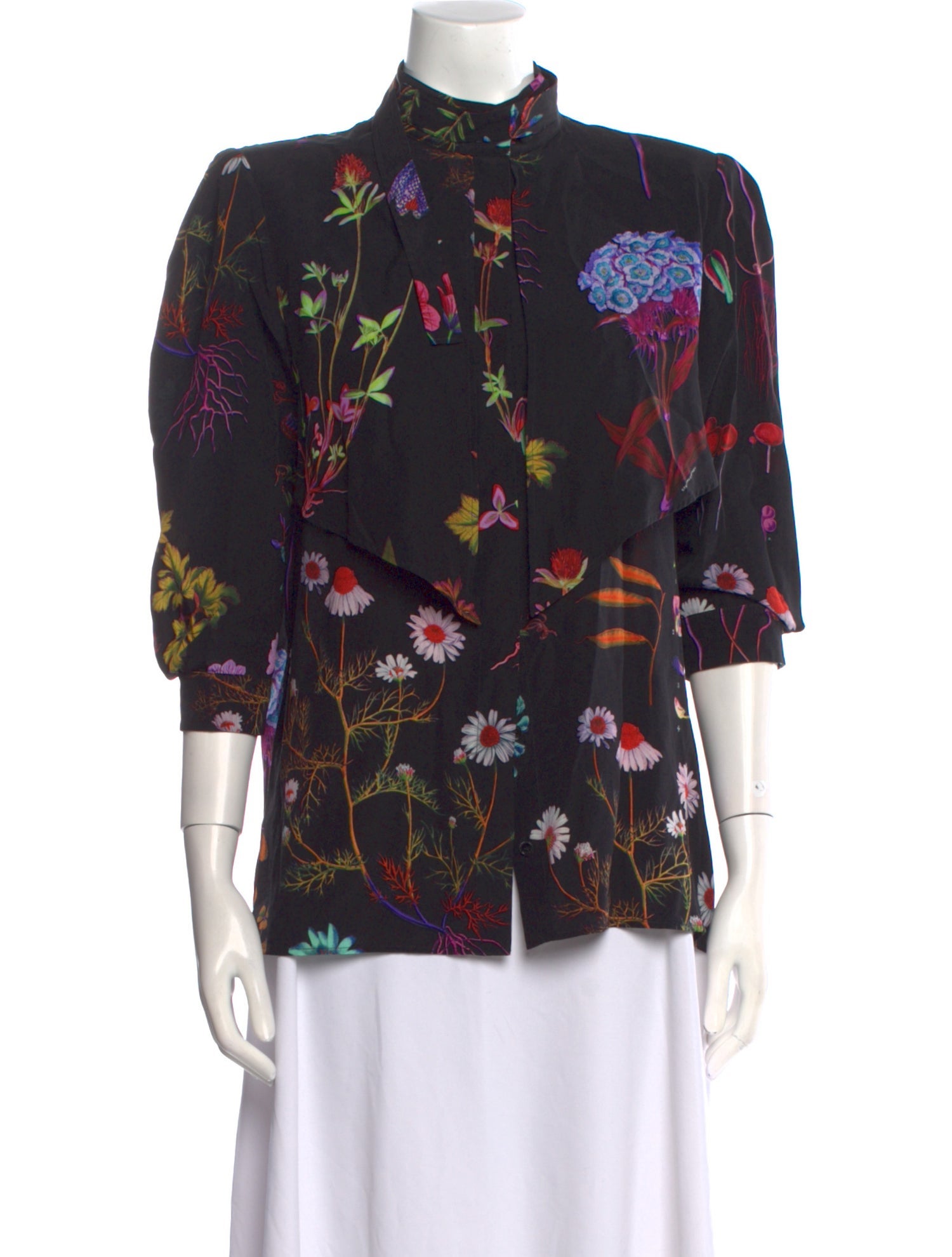Stella McCartney Silk Floral Print Blouse