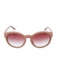 Stella McCartney Round Gradient Sunglasses