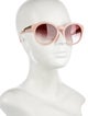 Stella McCartney Round Gradient Sunglasses