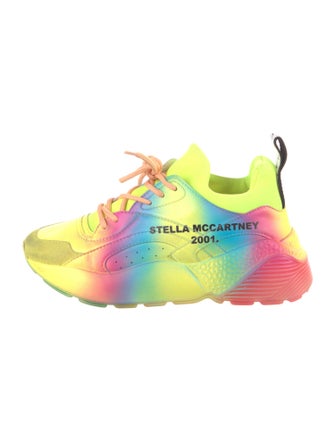 Stella McCartney Vegan Leather Tie-Dye Print Chunky Sneakers