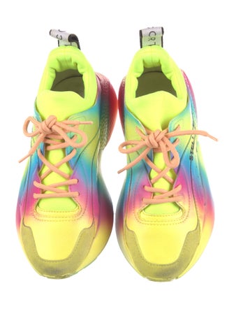 Stella McCartney Vegan Leather Tie-Dye Print Chunky Sneakers