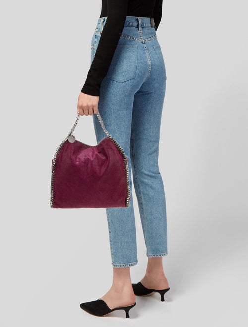 Stella McCartney Vegetarian Suede Shoulder Bag
