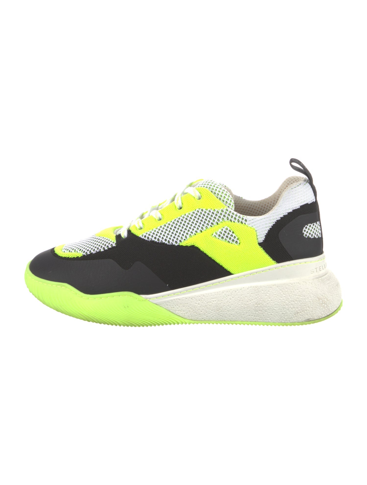 Stella McCartney Mesh Colorblock Pattern Sneakers