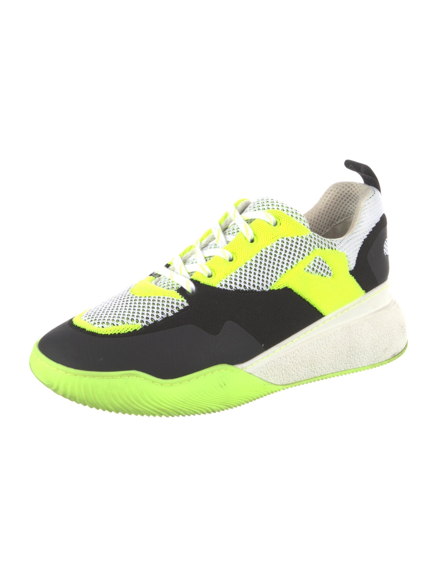Stella McCartney Mesh Colorblock Pattern Sneakers