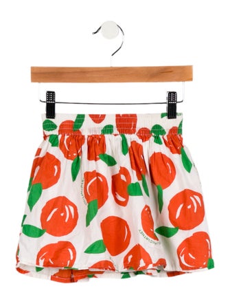 Stella McCartney Girls' Orange Print Skirt