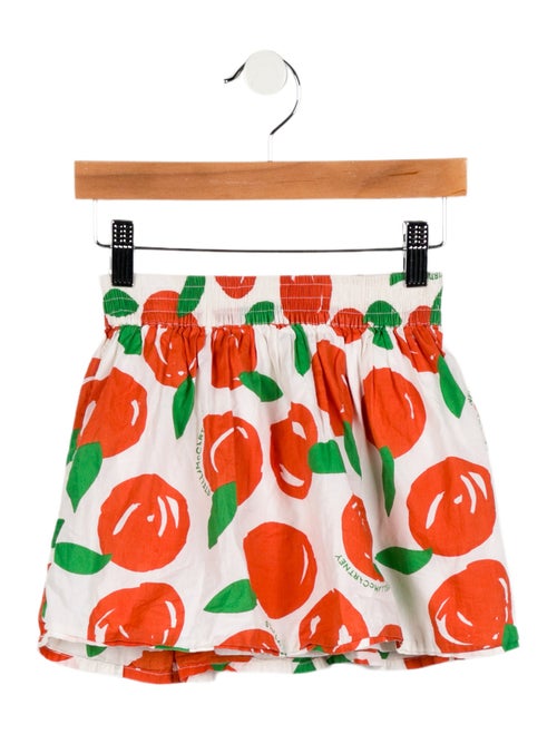 Stella McCartney Girls' Orange Print Skirt