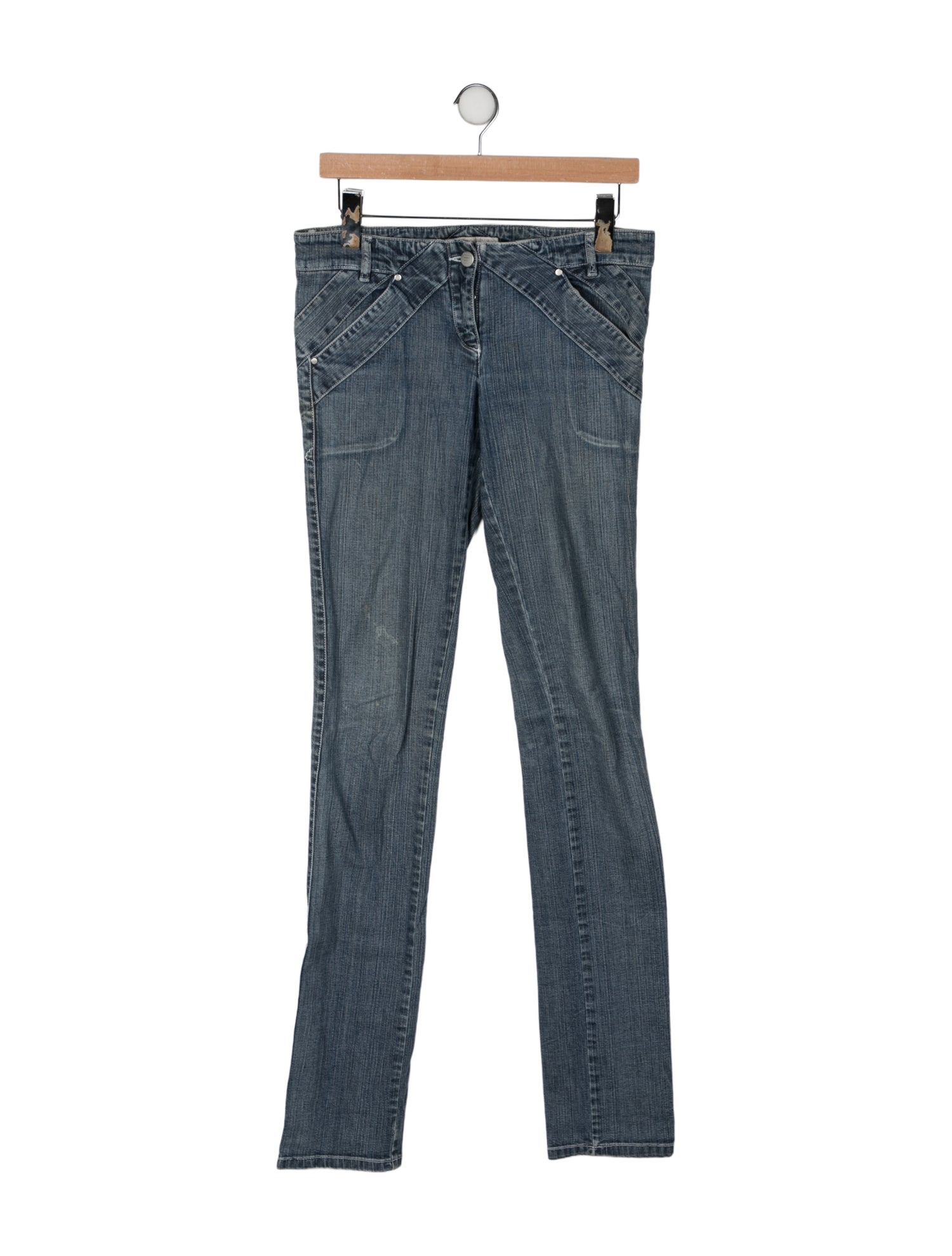 Stella McCartney Low-Rise Straight Leg Jeans