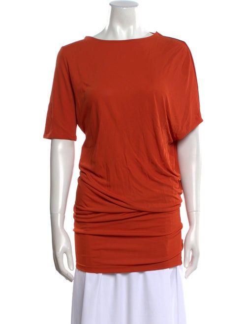 Stella McCartney Bateau Neckline Short Sleeve T-Shirt