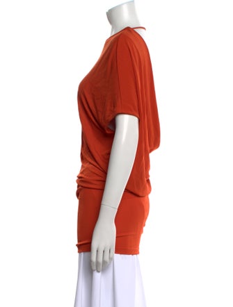 Stella McCartney Bateau Neckline Short Sleeve T-Shirt