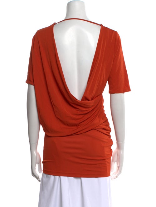 Stella McCartney Bateau Neckline Short Sleeve T-Shirt