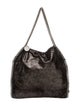 Stella McCartney Vegetarian Suede Shoulder Bag