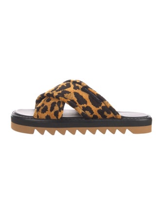 Stella McCartney Animal Print Slides