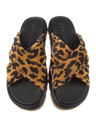 Stella McCartney Animal Print Slides