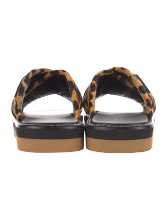 Stella McCartney Animal Print Slides