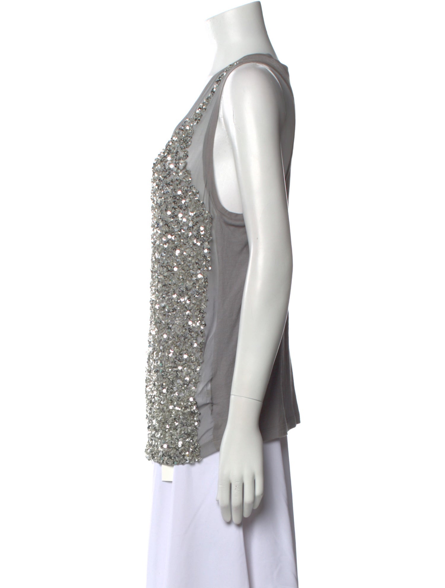 Stella McCartney Scoop Neck Sleeveless Top