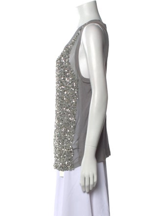 Stella McCartney Scoop Neck Sleeveless Top