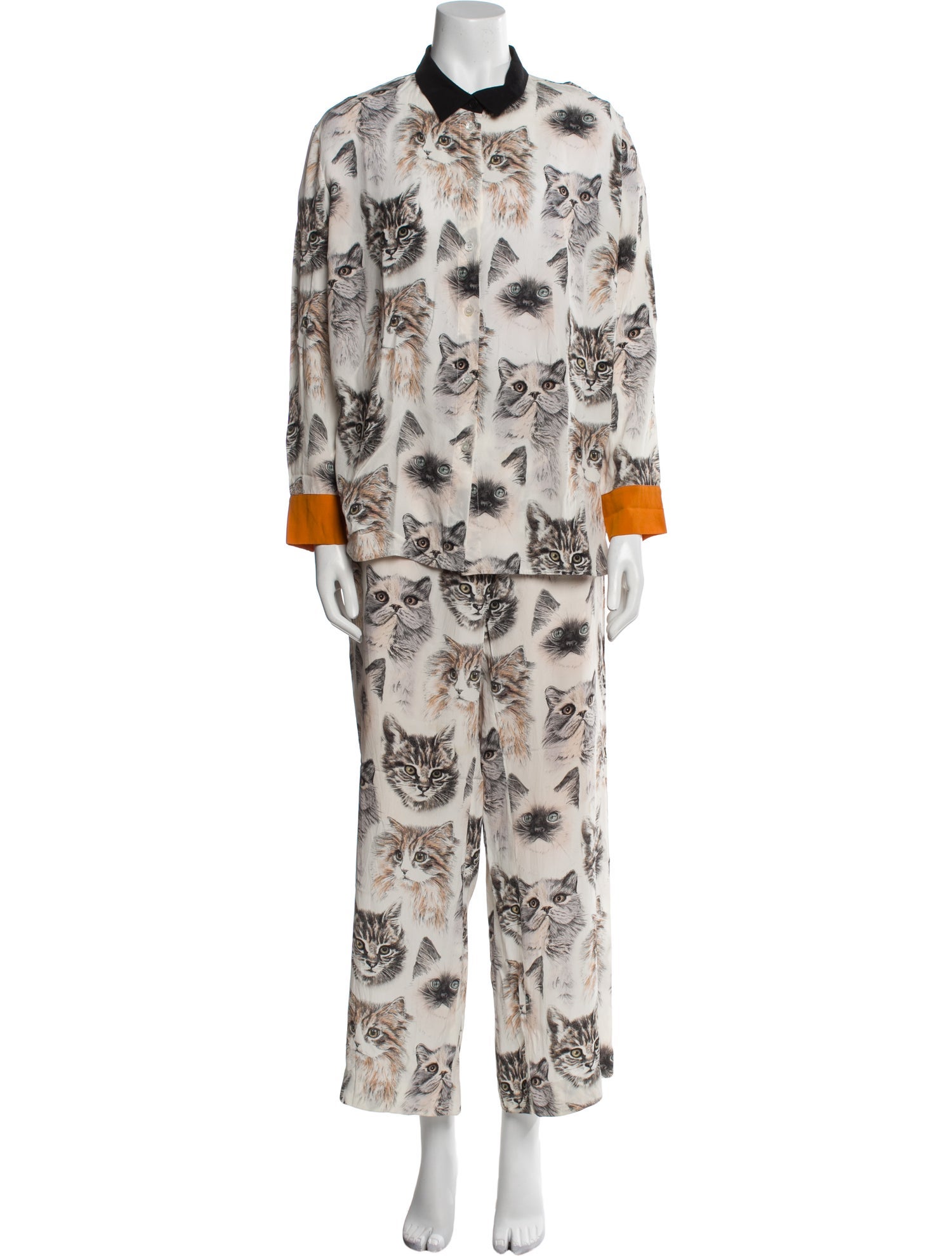 Stella McCartney Silk Printed Pant Set