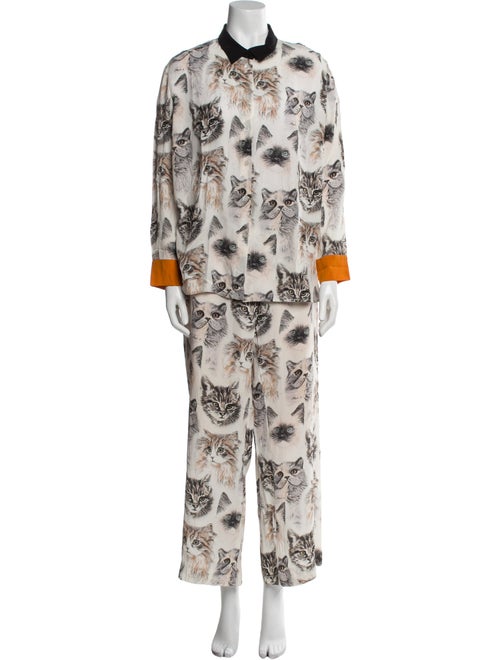 Stella McCartney Silk Printed Pant Set