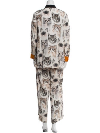 Stella McCartney Silk Printed Pant Set