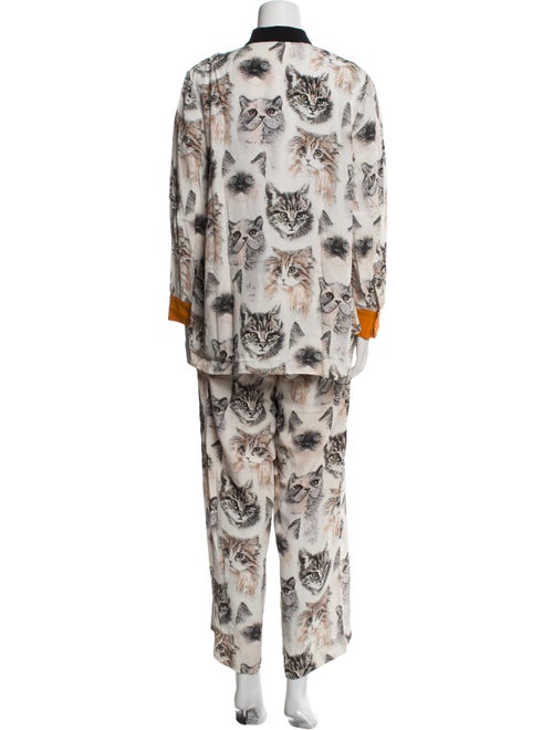 Stella McCartney Silk Printed Pant Set