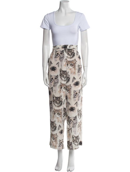 Stella McCartney Silk Printed Pant Set