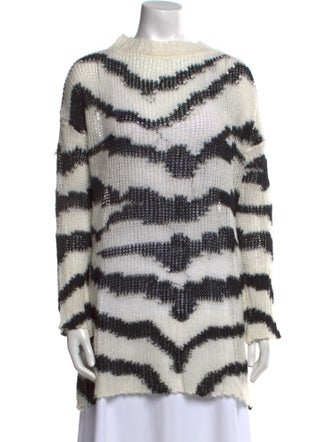 Stella McCartney Striped Bateau Neckline Sweater