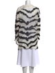 Stella McCartney Striped Bateau Neckline Sweater