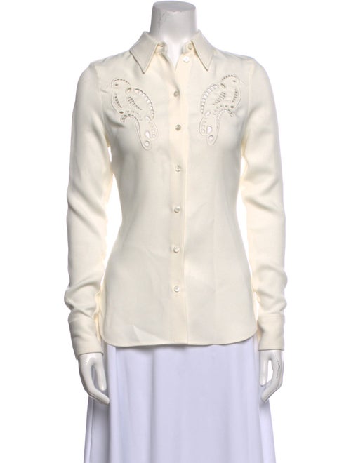 Stella McCartney Long Sleeve Button-Up Top