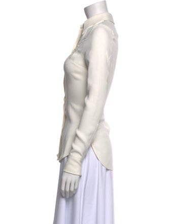 Stella McCartney Long Sleeve Button-Up Top