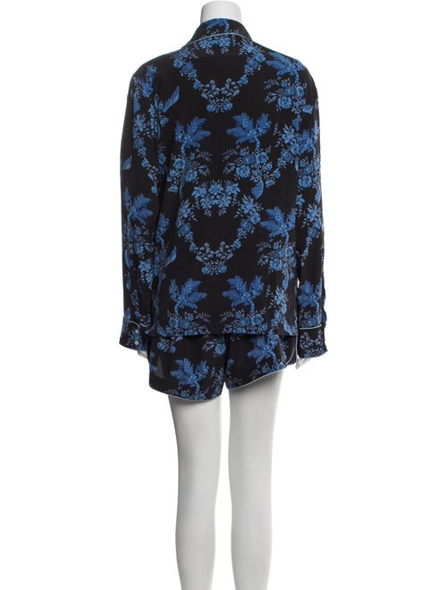 Stella McCartney Silk Floral Print Pajamas
