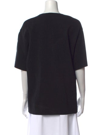 Stella McCartney V-Neck Short Sleeve Blouse