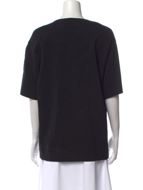 Stella McCartney V-Neck Short Sleeve Blouse