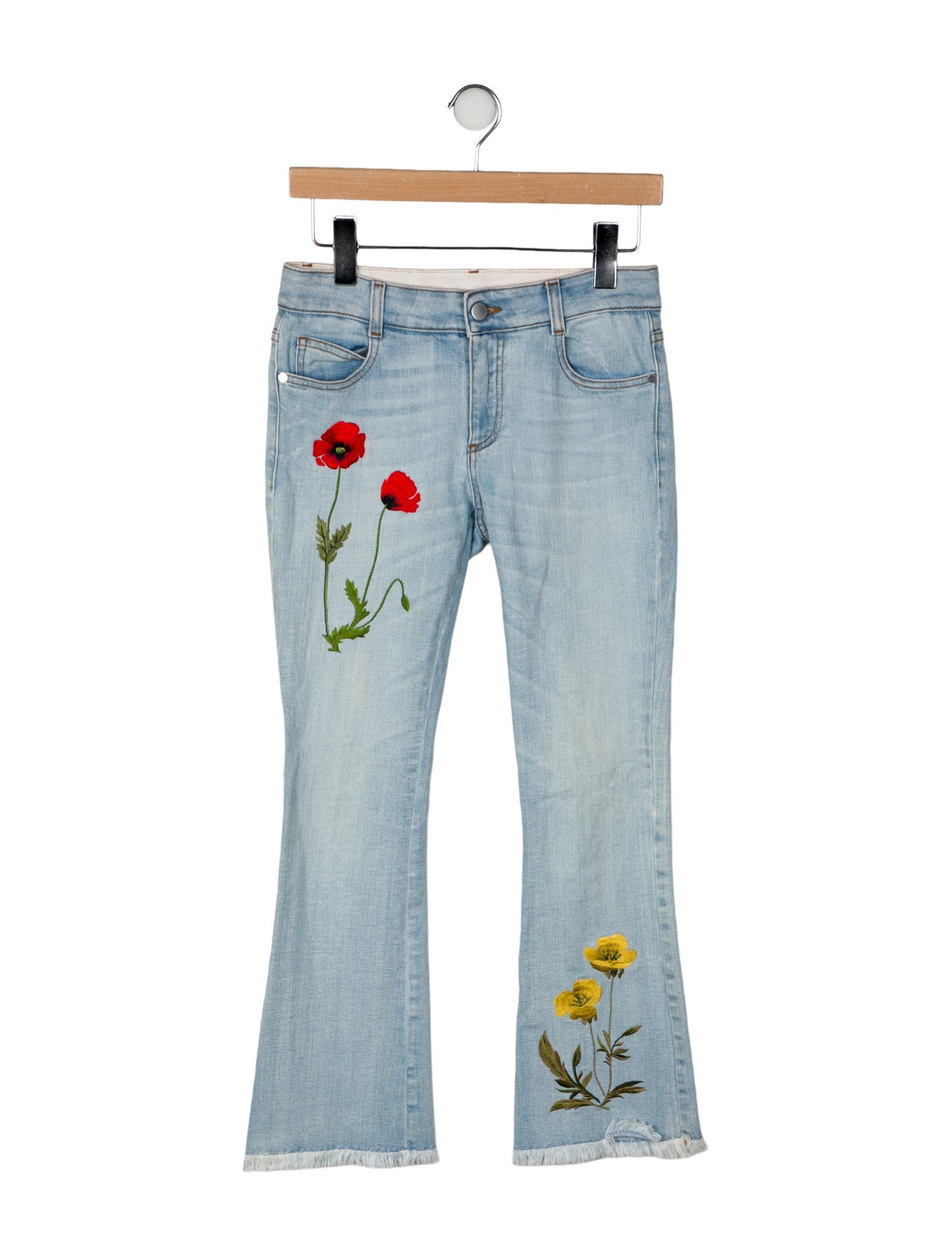 Stella McCartney Mid-Rise Straight Leg Jeans