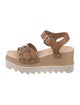 Stella McCartney Vegetarian Leather Studded Accents Sandals