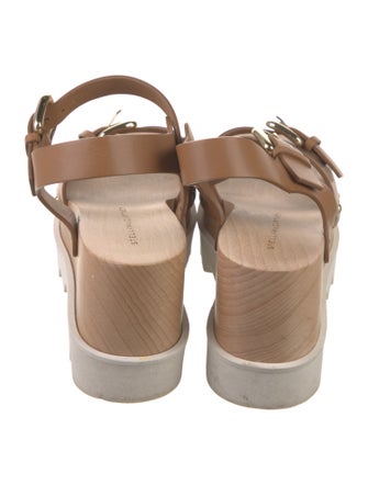Stella McCartney Vegetarian Leather Studded Accents Sandals