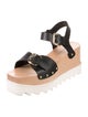 Stella McCartney Vegetarian Leather Studded Accents Slingback Sandals