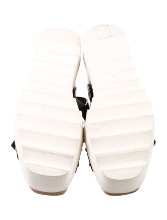 Stella McCartney Vegetarian Leather Studded Accents Slingback Sandals