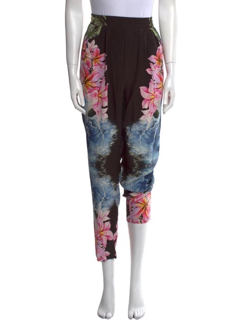 Stella McCartney Silk Straight Leg Pants