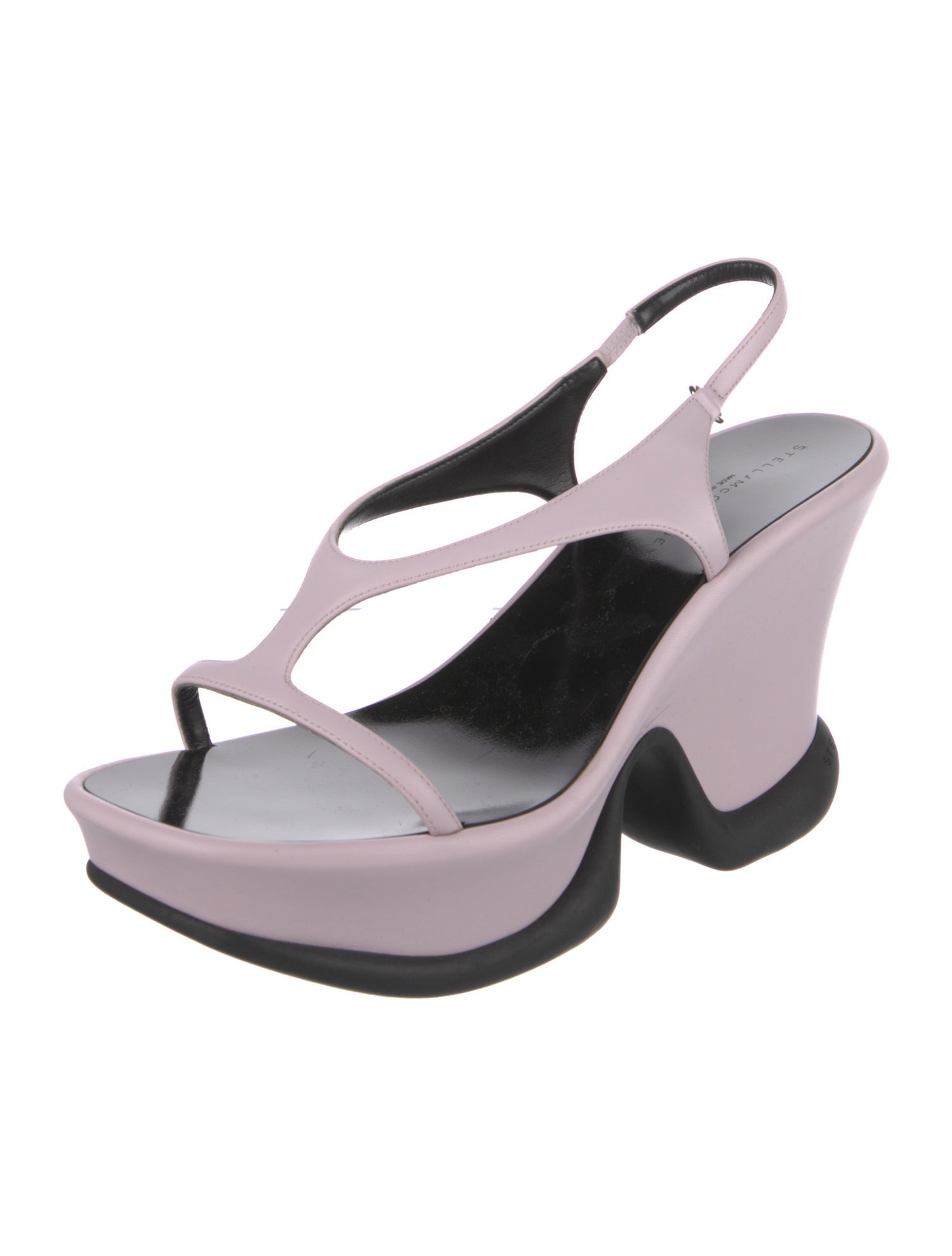 Stella McCartney Vegan Leather Slingback Sandals