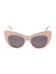 Stella McCartney Cat-Eye Mirrored Sunglasses