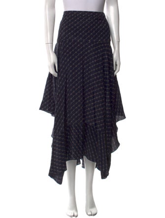 Stella McCartney Silk Midi Length Skirt