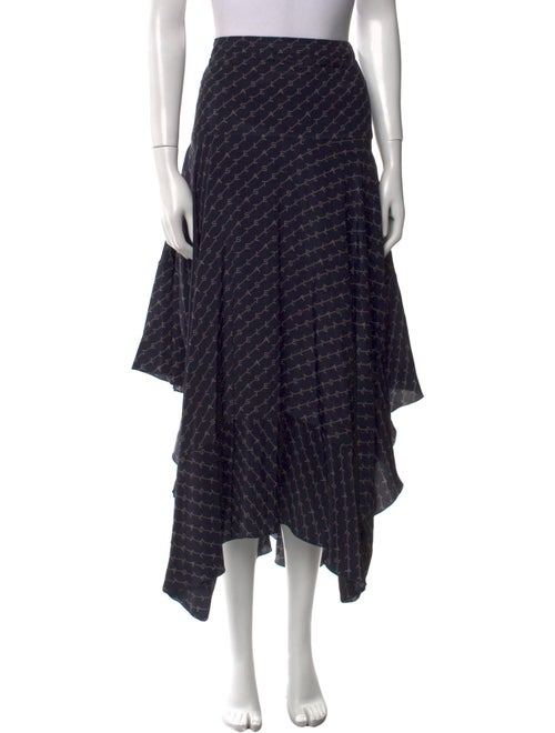 Stella McCartney Silk Midi Length Skirt