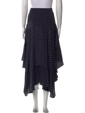 Stella McCartney Silk Midi Length Skirt