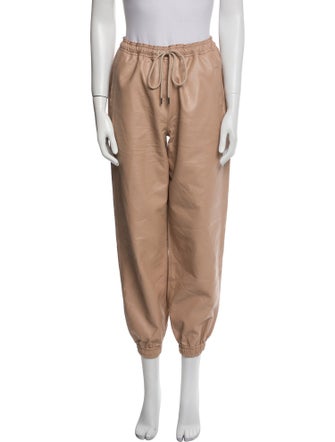 Stella McCartney Leather Sweatpants