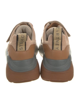 Stella McCartney Vegan Leather Colorblock Pattern Chunky Sneakers