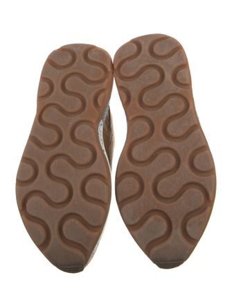 Stella McCartney Vegan Leather Colorblock Pattern Chunky Sneakers