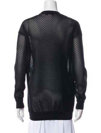 Stella McCartney Lace Pattern Crew Neck Sweatshirt