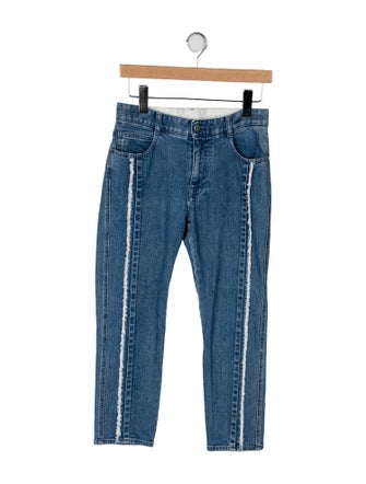 Stella McCartney High-Rise Straight Leg Jeans
