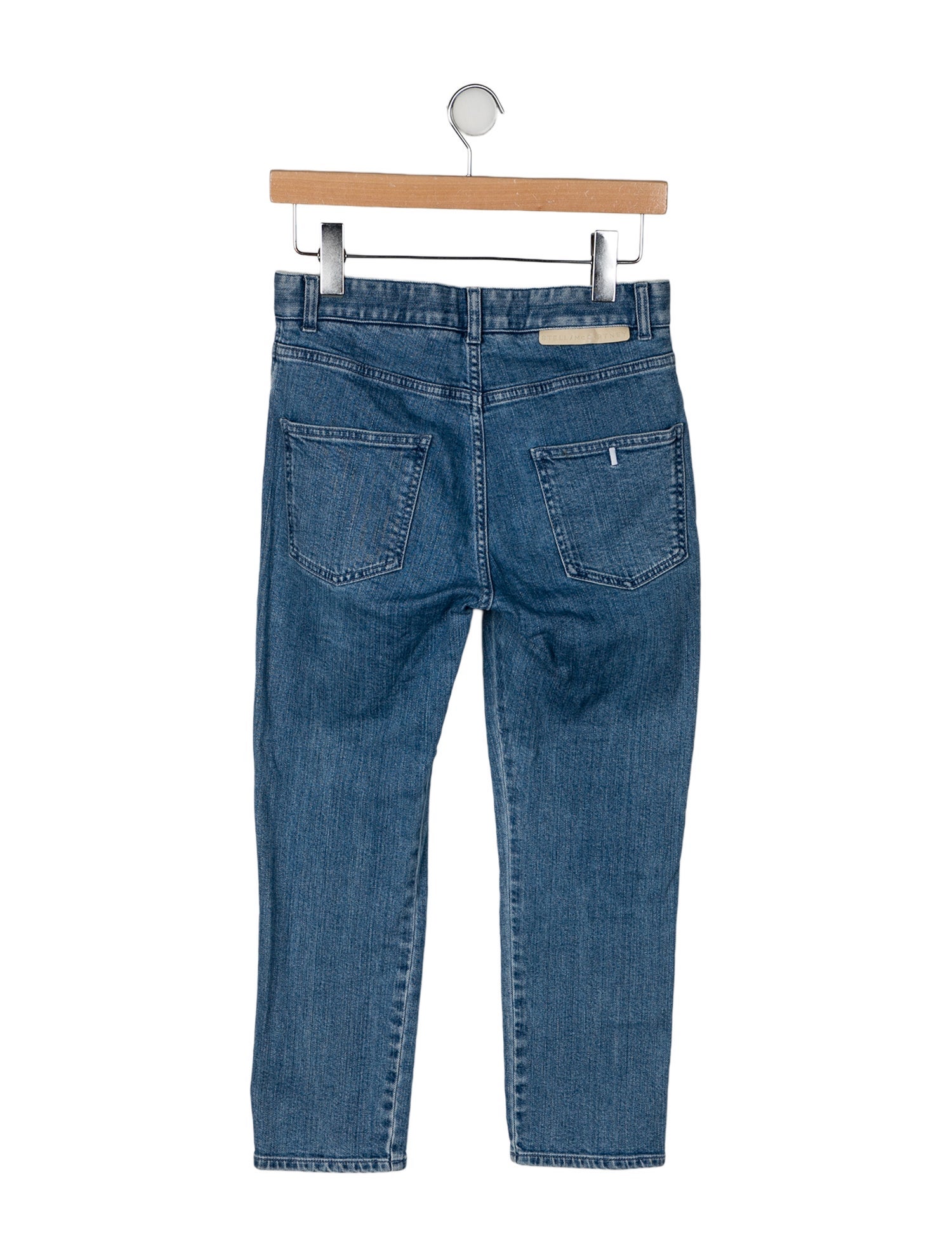 Stella McCartney High-Rise Straight Leg Jeans