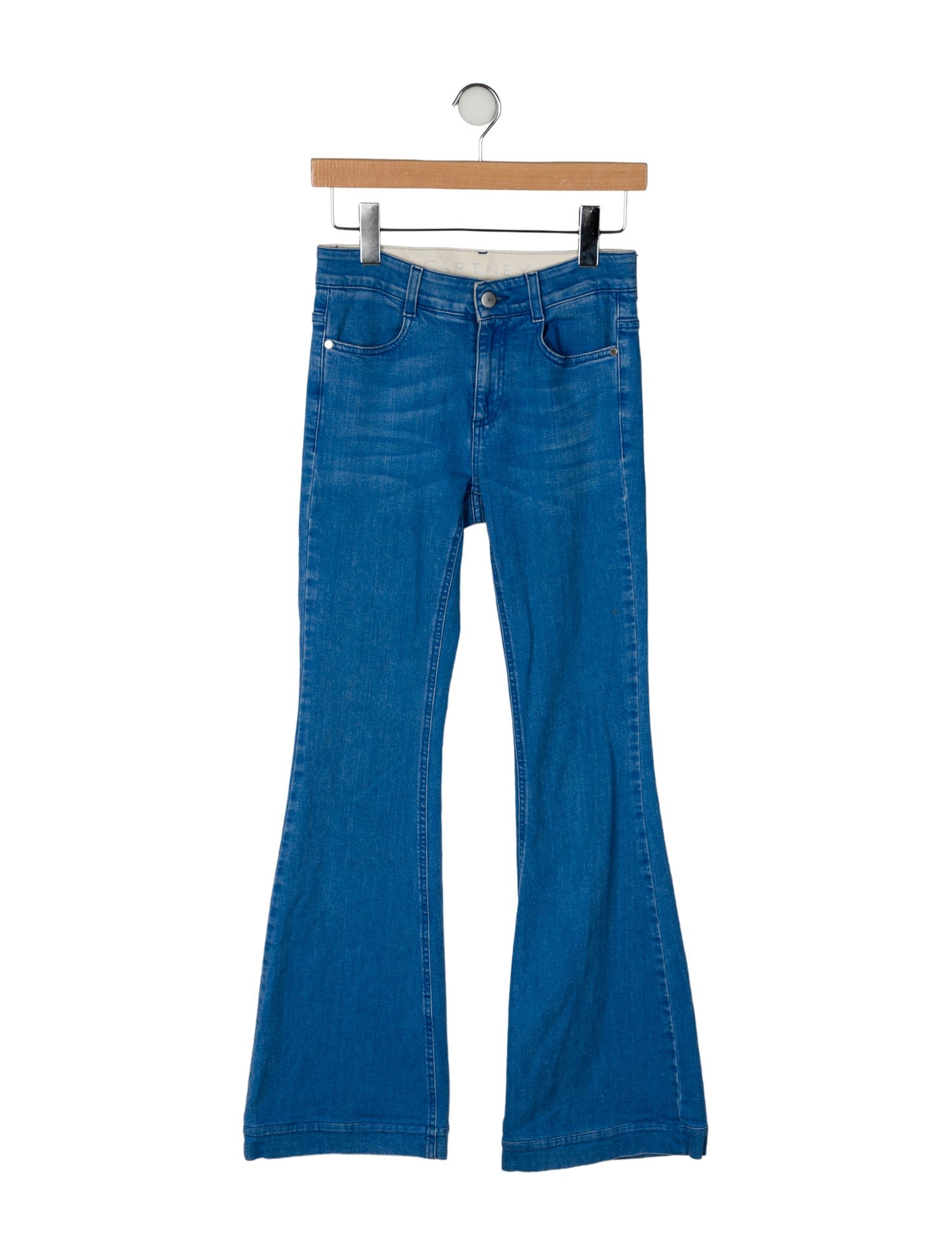Stella McCartney High-Rise Wide Leg Jeans